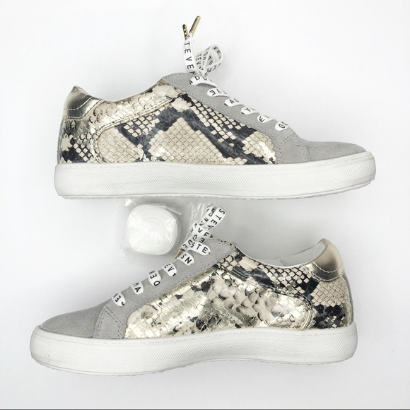 Steve Madden Amalfi Golden Goose Python Sneaker 6.5 - Picture 4 of 9